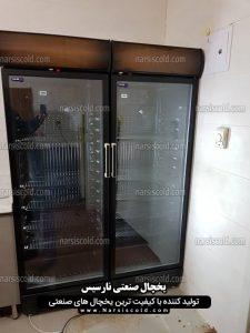 یخچال ایستاده نوشابه 65 سانتی تمام مشکی