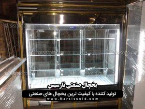 یخچال مکعبی ویترینی گوشت و پروتئین