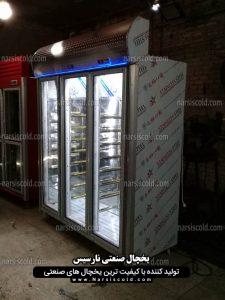 یخچال ایستاده 3 درب با طبقات متحرک