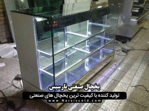 ویترین خشک قنادی 3 طبقه